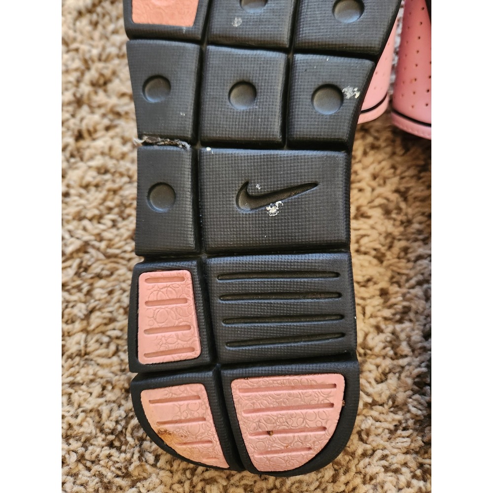 Nike Comfort Footbed Slides Pink Black Athletic Sandals Womens 10 - Picture 11 of 11